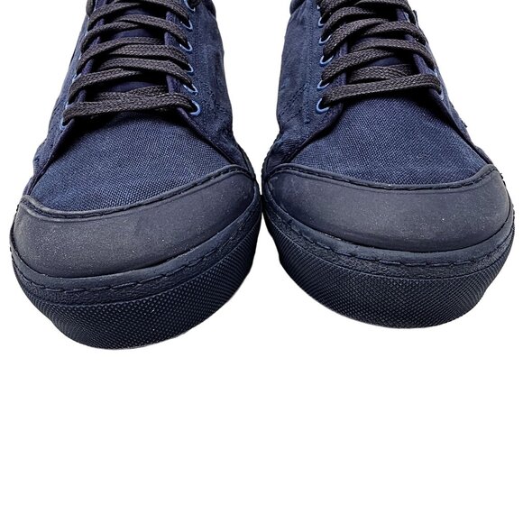 NEW Blue Scarpa Italy Mens 15 Navy Blue Casual Shoes Italian Low Sneakers Tennis - Picture 9 of 14